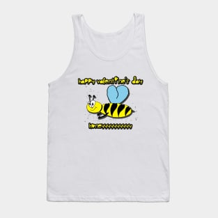 valentine's day bee mine honey Tank Top